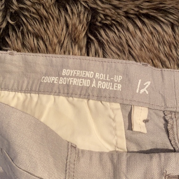 NWT Khaki by Gap boyfriend roll up shorts woman 12 - Picture 7 of 10